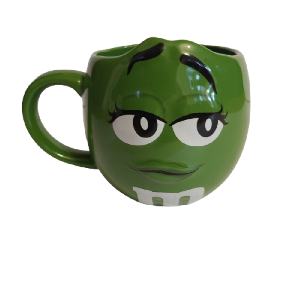 *NWOT M&Ms Fun Sculpted Face Extra Large 24 oz Ceramic Mug